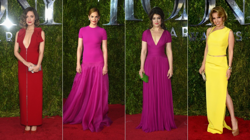 Illustration for article titled Vibrant Color, Icy Lace, and a Gaggle of Supermodels At the Tonys